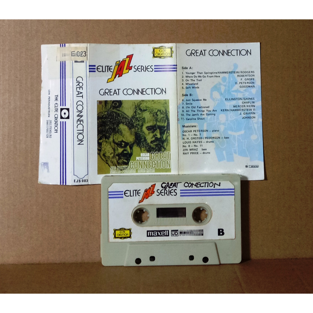 OSCAR PETERSON - GREAT CONNECTION - เทปคาสเซ็ต