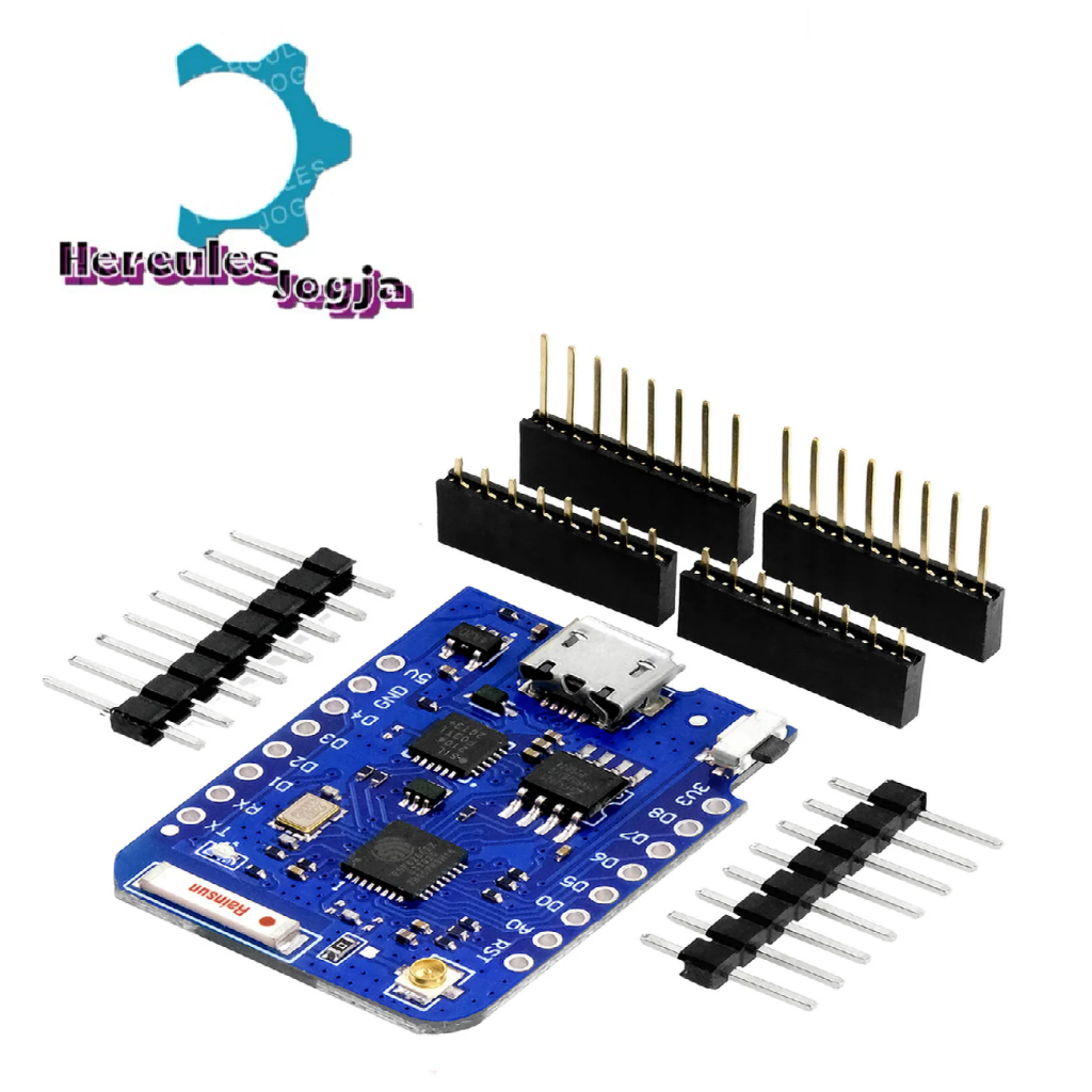 Wemos D1 Mini Pro อ้างอิงจาก ESP8266EX CP2104 บอร์ดพัฒนา