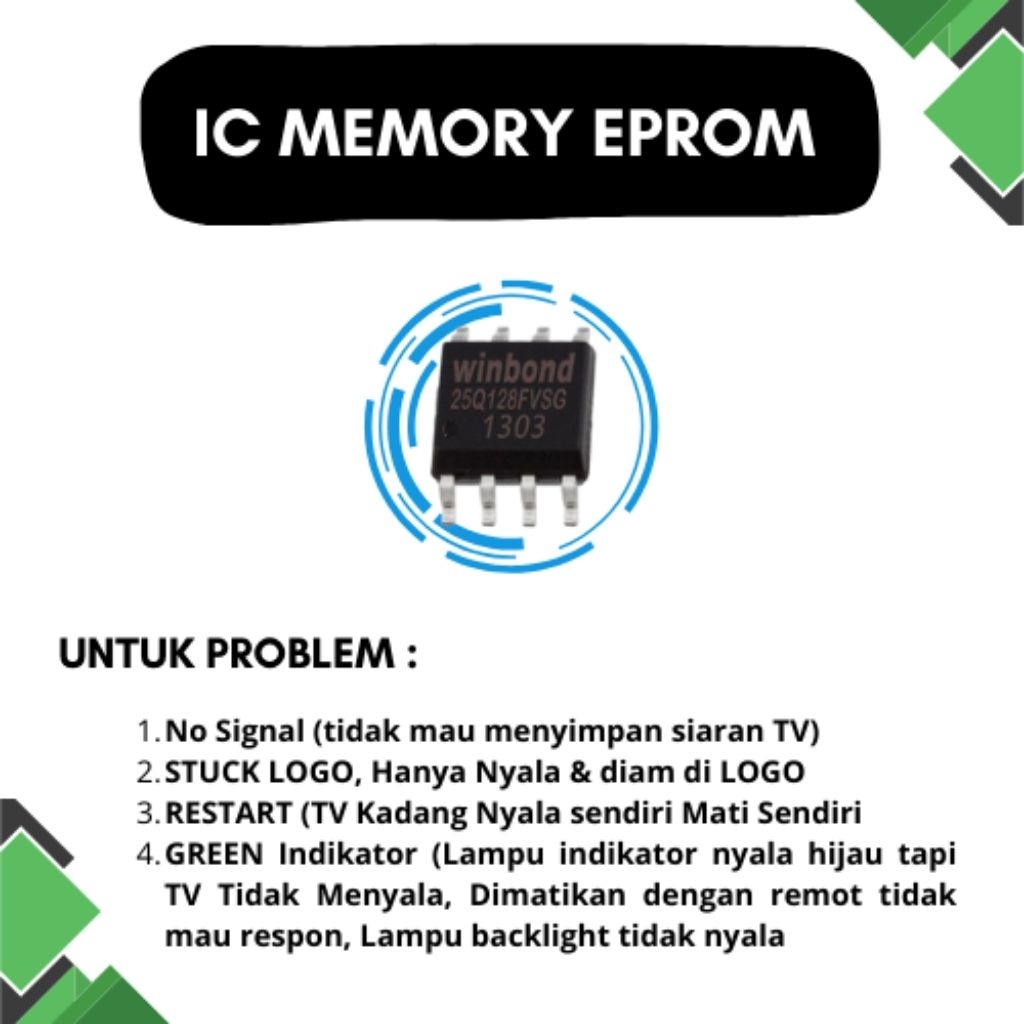 IC EPROM MEMORY TV COOCAA 40D5T