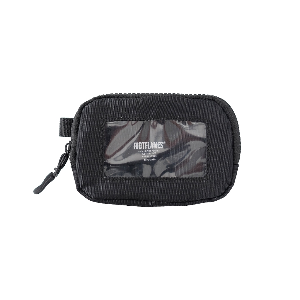 RIOT FLAMES Small Pouch Bag - PR 01 - สีดํา