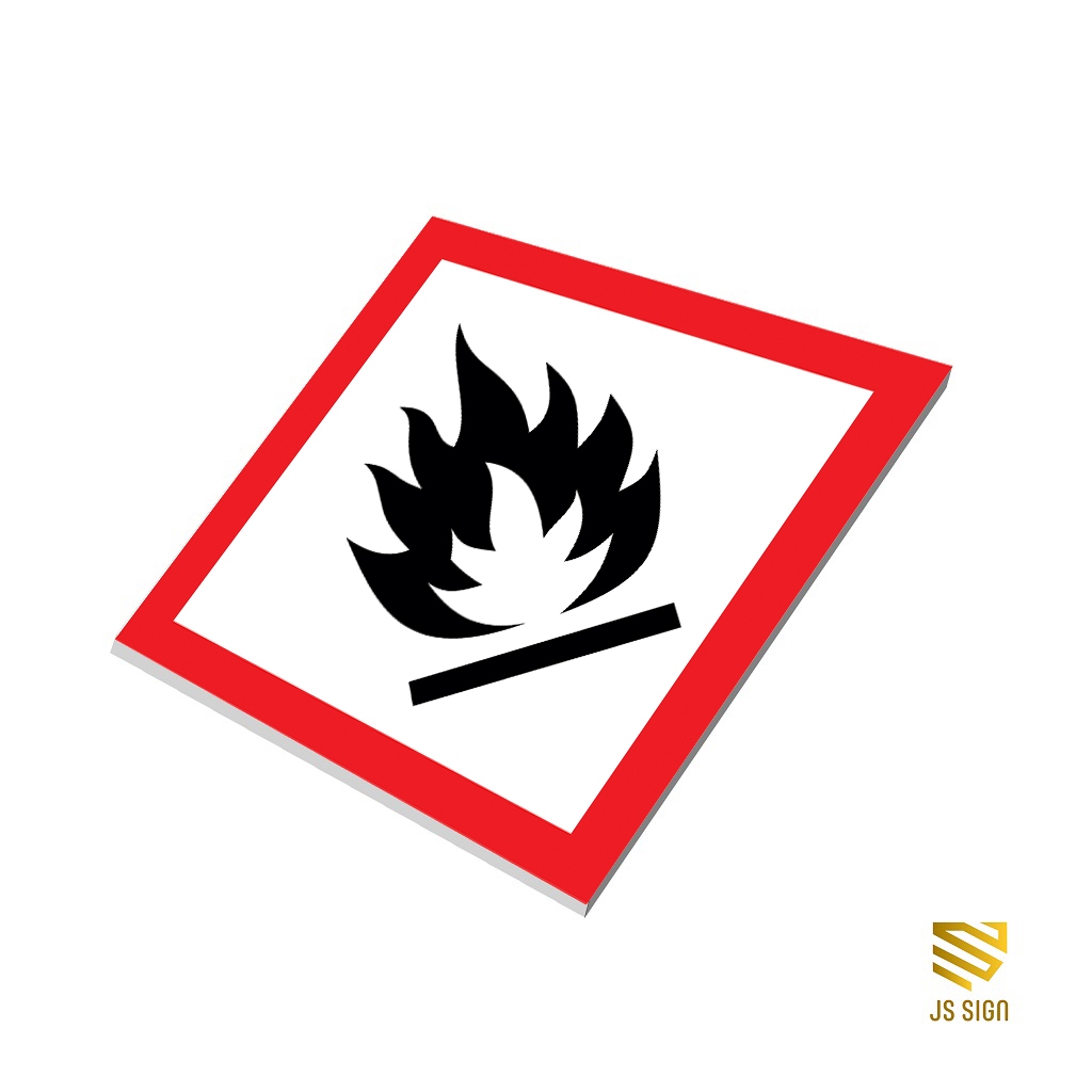 SAFETYSIGN K3 SYMBOL MATERIAL B3 - ง่ายต่อการส่องสว่าง + จาน 3 มม.