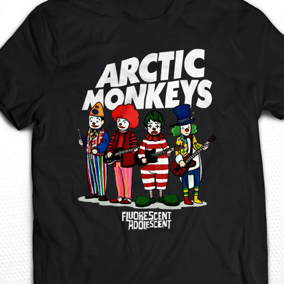 เสื้อยืด ARCTIC MONKEYS BAND | เสื้อยืด MUSIC ROCK N ROLL PREMIUM | ROCK ARCTIC MONKEYS DISTRO CLOTH