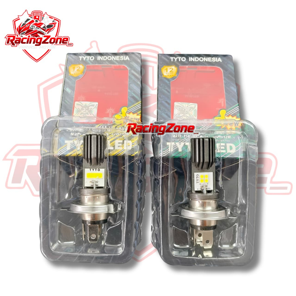 H4 AC DC TITO LED M2B & M2A ไฟหน้า LED รถจักรยานยนต์ Dual Beam