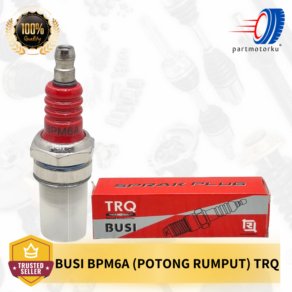 MESIN BPM6A SPARK PLUG 2T MINI TILLER TRQ LAWN MOWER