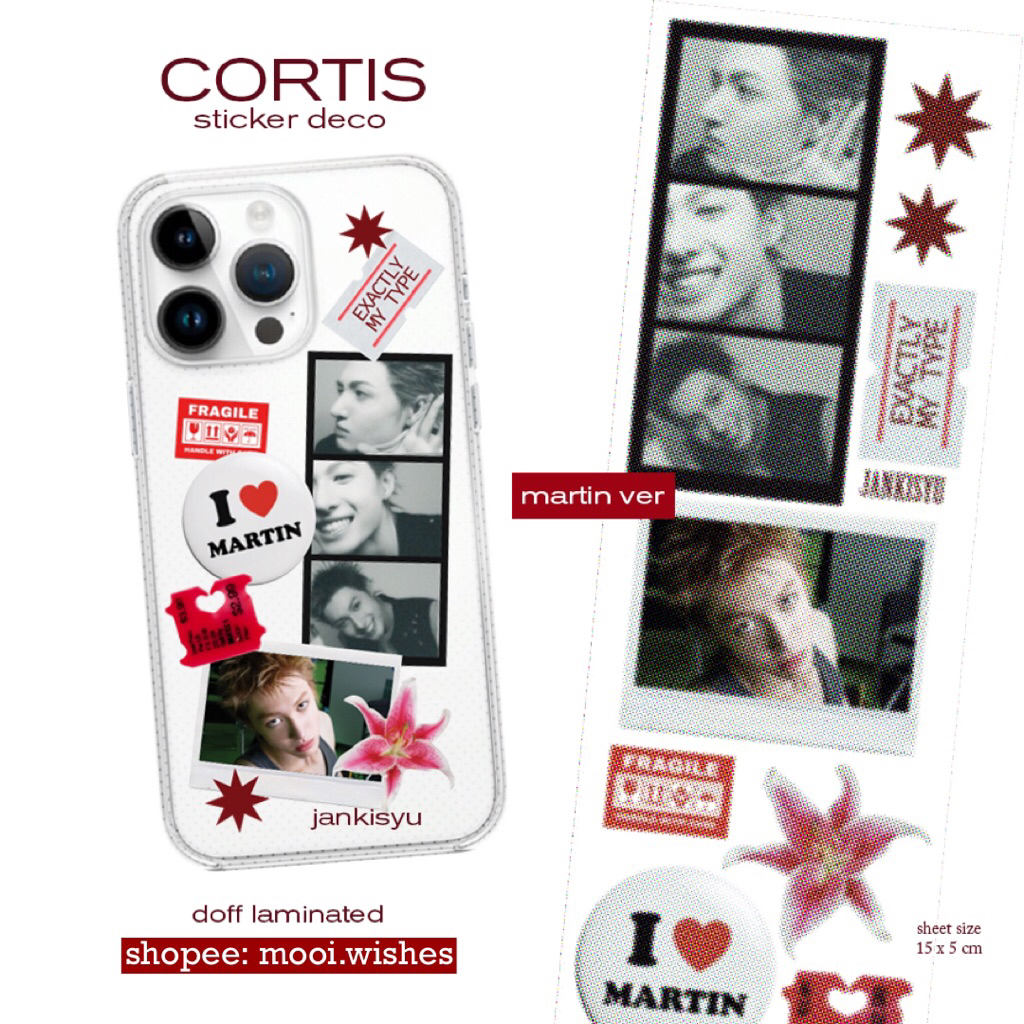 [JANKISYU] My Type Deco กันน้ําแล็ปท็อป Handphone Journaling สติกเกอร์