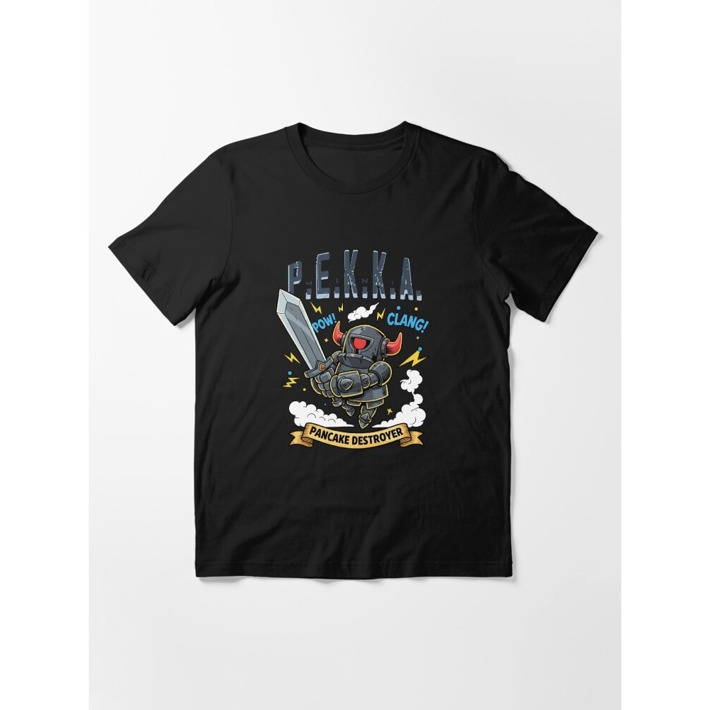 เสื้อยืดเกมขนาดเล็ก PEKKA Clash Royale Essential