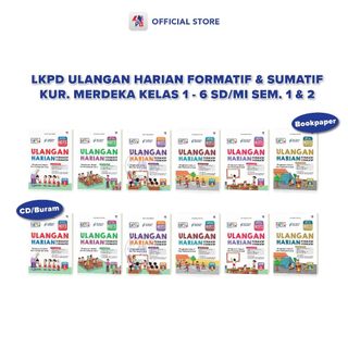 Buku LKS SD Mi / LKPD Ulangan Harian Formatif & Sumatif Kurikulum Merdeka Kelas 1 2 3 4 5 6 / Pustaka Baru Press - PB