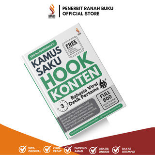 Ranah Buku Literasi - Kamus Saku Hook Konten; Rahasia Viral 3 Detik Pertama