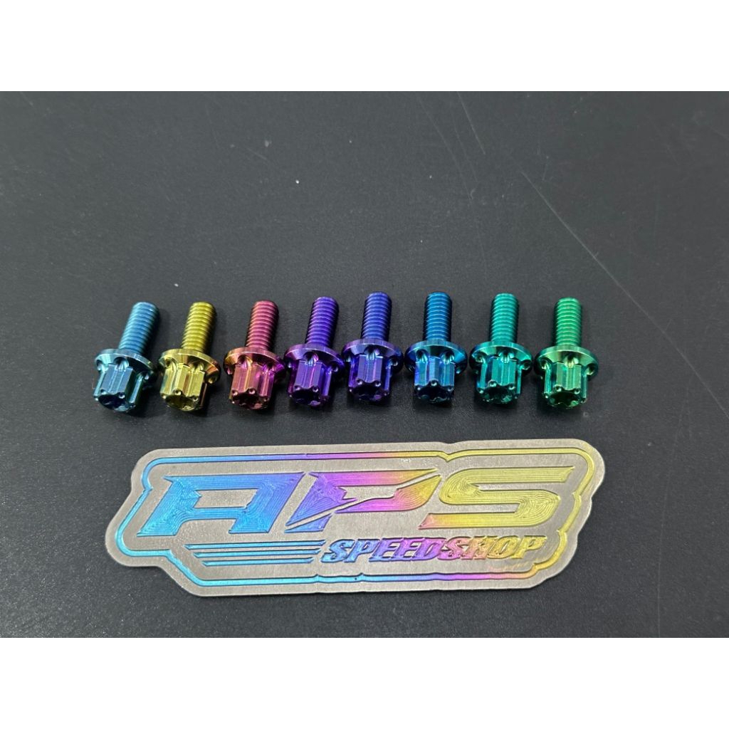 Titanium Bolt M6x15 Thread 10 Cnc Head Key Titanium Vietnam