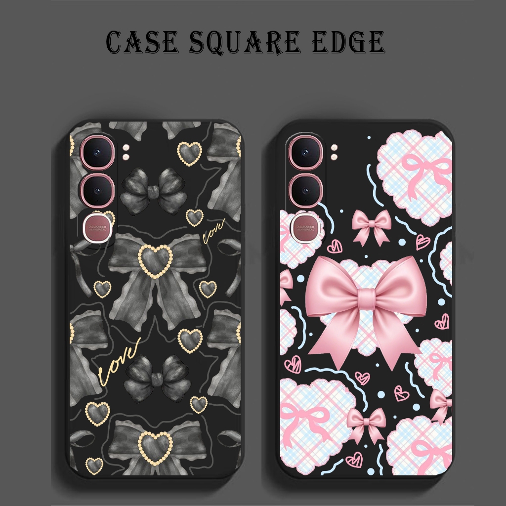 Square Edge Motif Case [MCF 03] For Type Vivo Y31 Motif Case Rubber Case Cute Case Vivo Y31