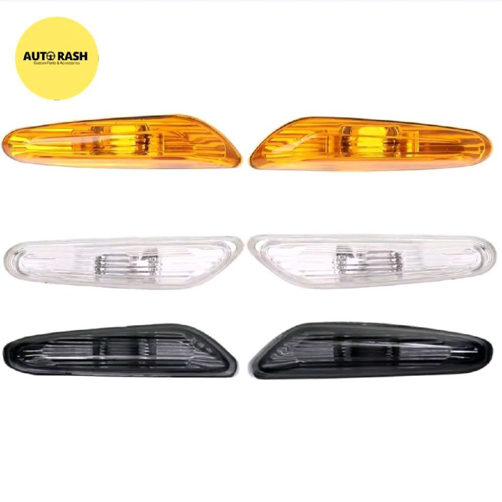 ไฟเลี้ยวบังโคลนด้านข้างสําหรับ BMW E46 E60 E61 E83 ด้านขวาและซ้าย