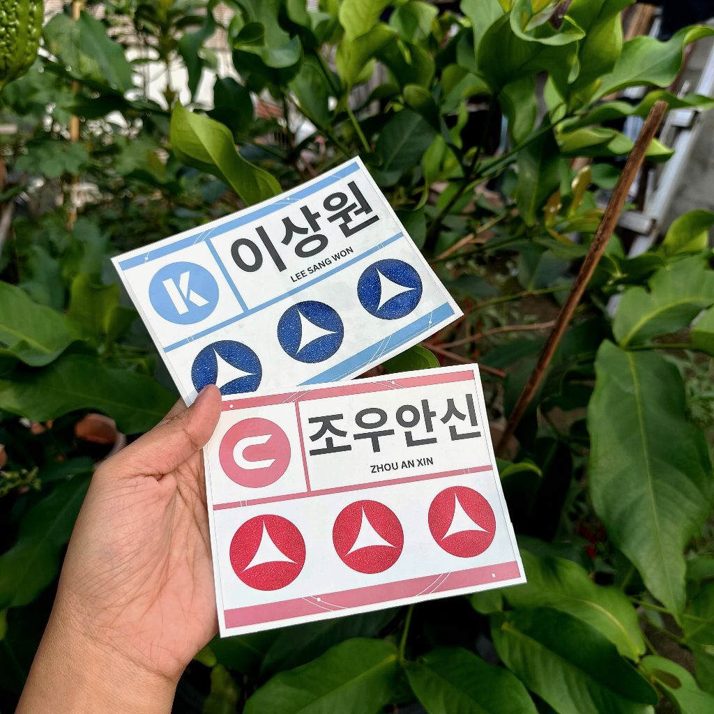 สติ๊กเกอร์ Nametag 2 Planet Boys