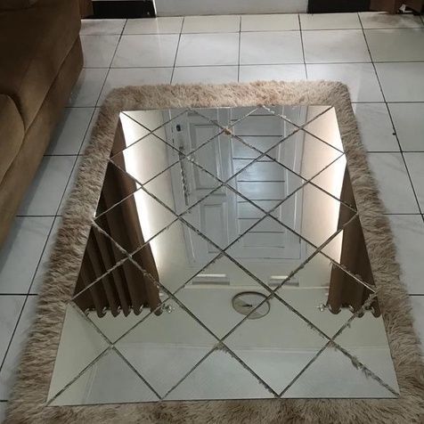 MOULDING MIRROR ขนาด 112X84 ซม. ไม่ติดกระจกกระจกกระจกเงา SQUARE และกระจกประตู