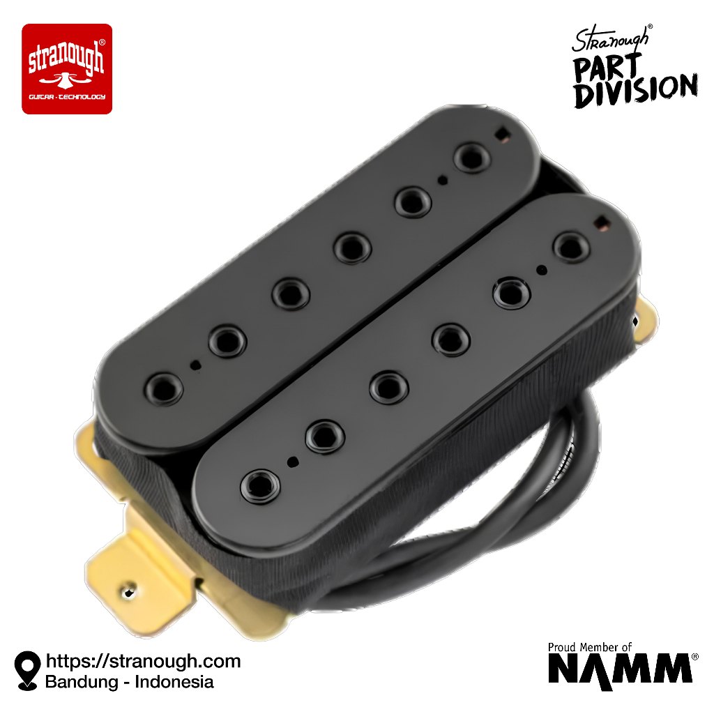 ปิ๊กอัพ Humbucker Ferrite Hexa แบบเปิด (หน้า)
