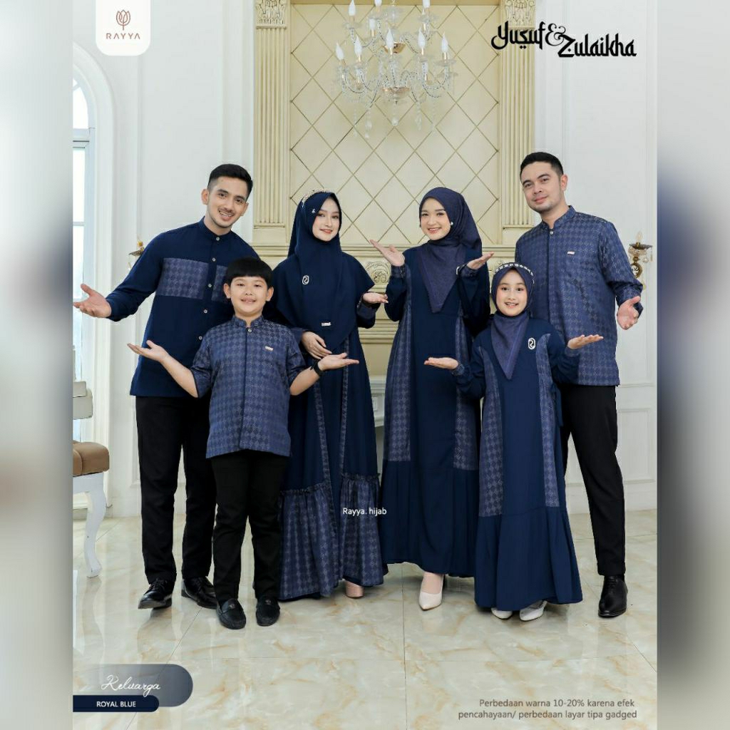 YG (รายการโปรดสําหรับราคา DP) เปิด PO SARIMBIT FAMILY 2026 || YUSUF ZULAIKHA โดย RAYYA || รอยัลบลู