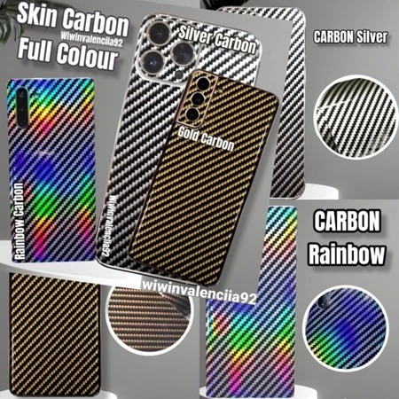 A - Back Skin 3D Motif CARBON Scotlite ITEL S26 S25 ULTRA S24 RS4 P65 P55 5G/ P55 NFC/ A70 /S23+ /S2