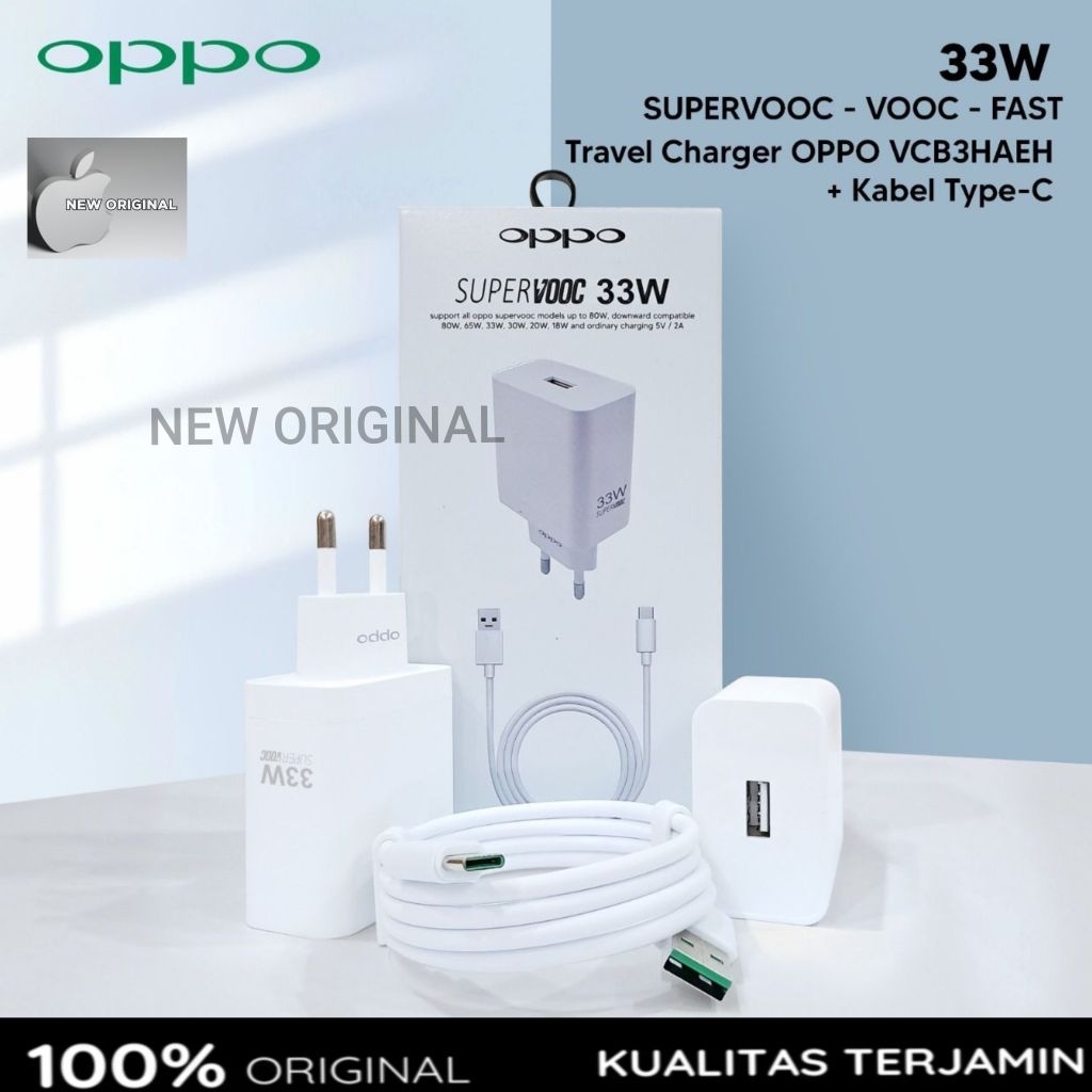 ใหม่Original Charger OPPO SUPER VOOC 33W 30W 65W 67W 80W Fastชาร์จRENO 7 7z 8 8z 8T A38 A57 A58 A74 