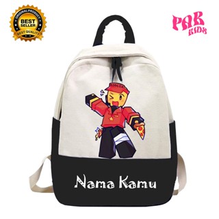 PAB KIDS ELLIOT FORSAKEN ROBLOX กระเป๋าเป้สะพายหลังผ้าใบกันน…