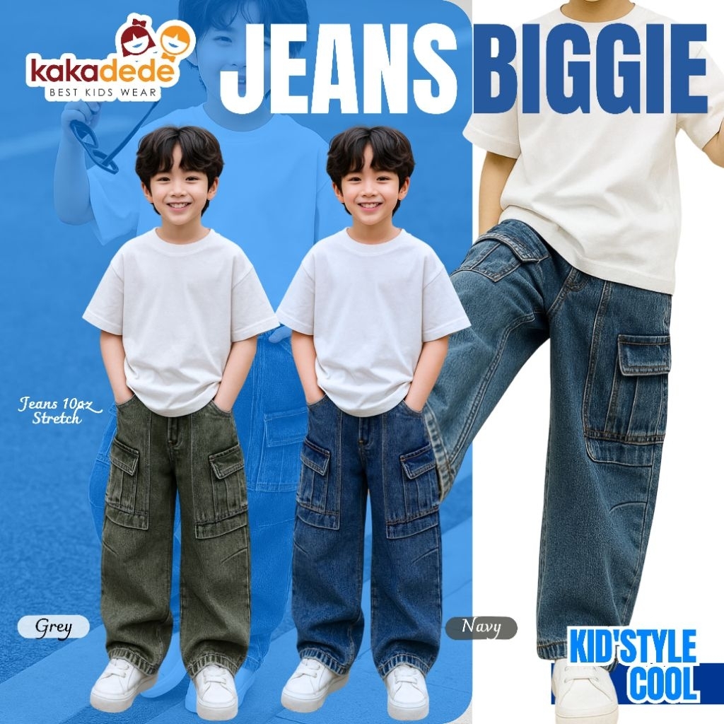 กางเกงยีนส์เด็ก Biggie Pants