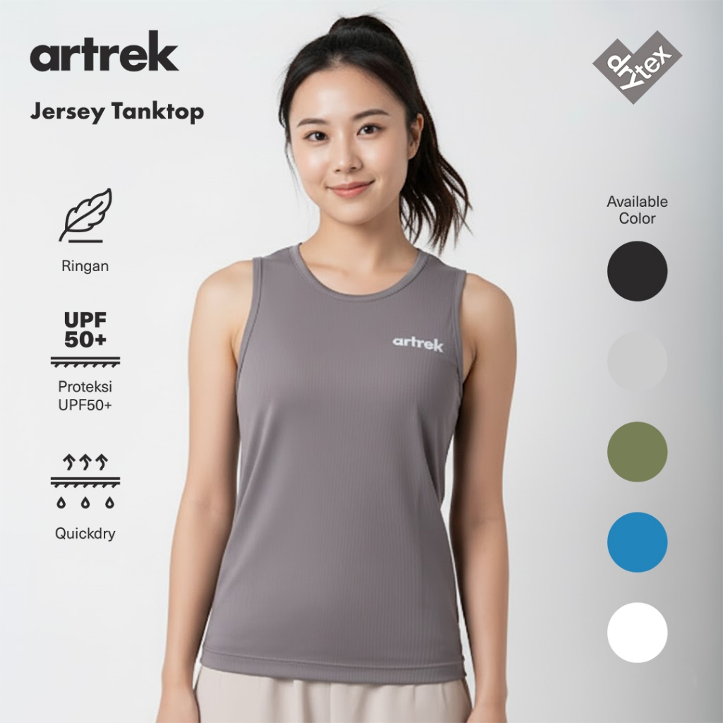 Artrek Active ABU TANKTOP Womens Dry Fit Quick Dry Lightweight Sports Running Shirt ULTRALIGHT Quick