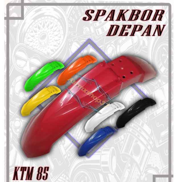 KTM 85 บังโคลนหน้า KTM 85 บังโคลนบังโคลนหน้าเหมาะสําหรับ supermoto ดัดแปลง KTM 85 บังโคลนด้านหน้า บั