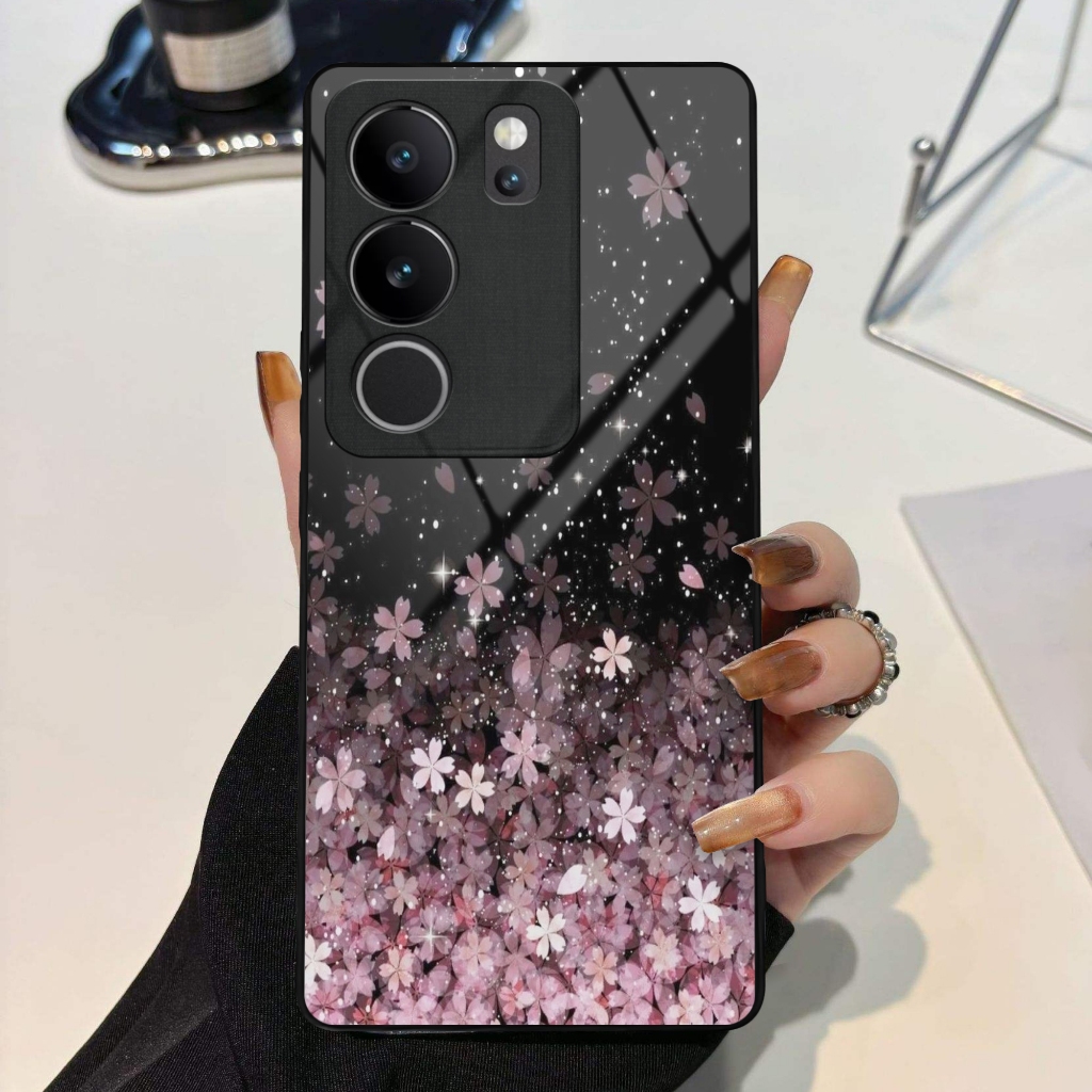 เคสใหม่ล่าสุด Vivo V29 5G - V29E Softcase VIVO Luxury Casing Beautiful Glitter Motif