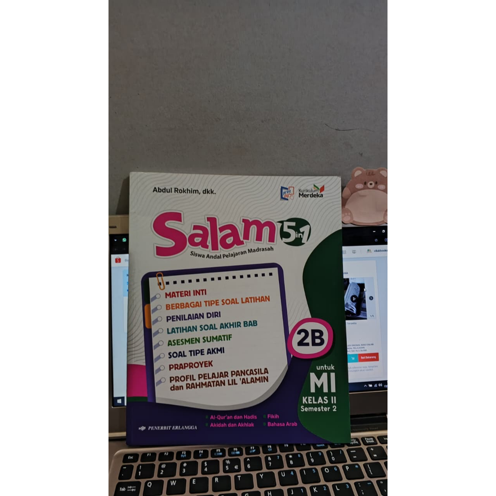 SECOND ORIGINAL BOOK SALAM (THE MAGIC OF MADRASAH LESSONS) 5IN1 CLASS. 1B,3B,2B/KM-RALANGGA