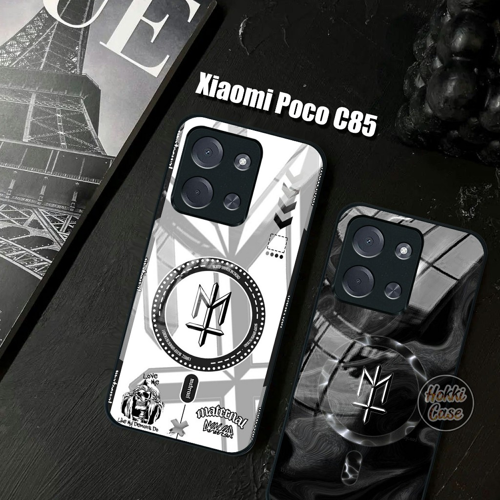 เคส HP Poco C85 - Poco C85 Glass Softcase - เคสโทรศัพท์ Poco C85 - Poco C85 Silicone - เคส Xiaomi Po