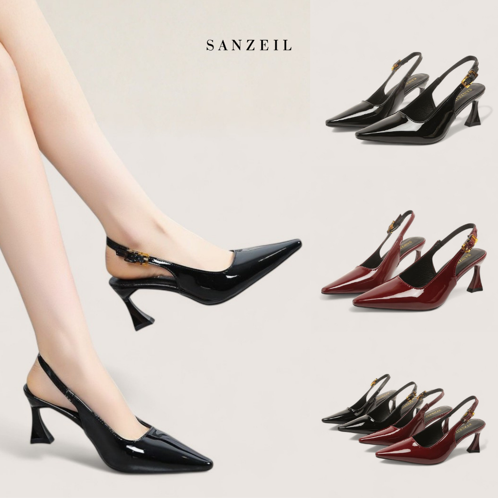SANZEIL Ye Jin Womens Sling Back Heels 9080