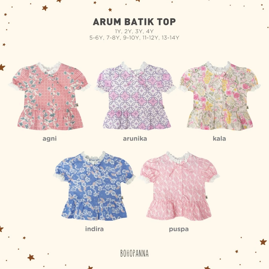 Arum Batik Top Bohopanna