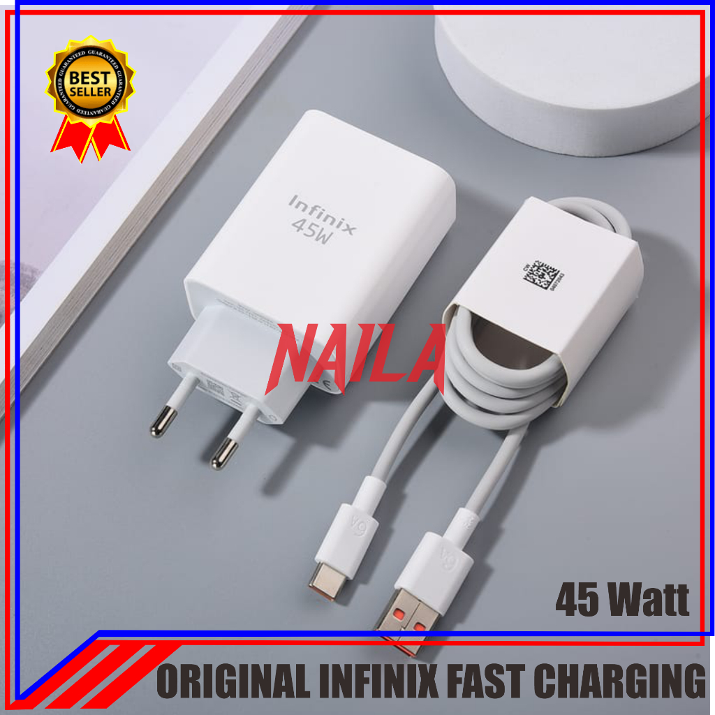 Infinix Original Fast Charger 45W Type C