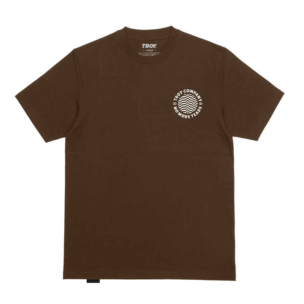Troy Company Toffee Waves of Calm - เสื้อยืด Toffee Brown MTD 3369