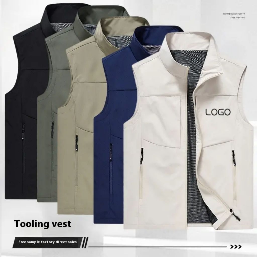 ทํางานของผู้ชาย VEST นักข่าวของผู้ชาย VEST ภูเขาของผู้ชาย VEST วันหยุดพักผ่อนกลางแจ้ง