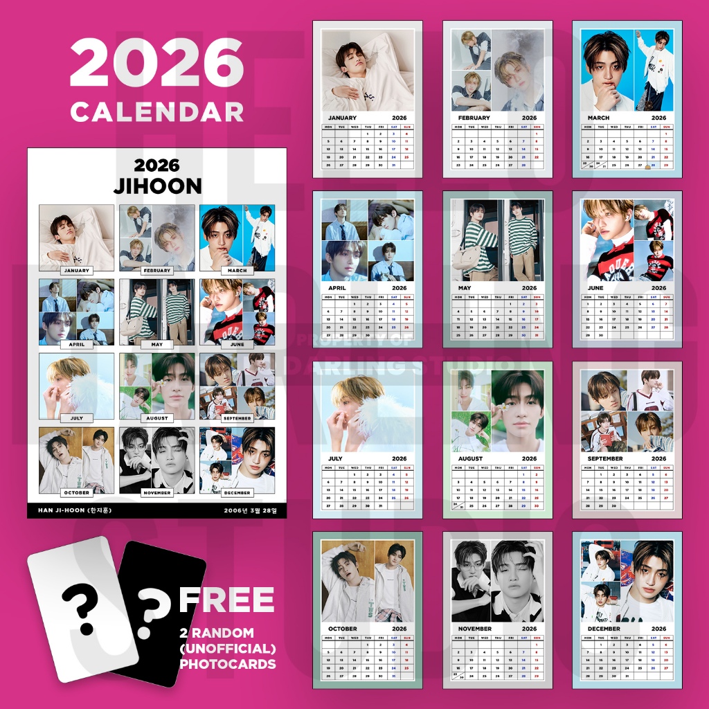 ปฏิทินKpop 2026 TWS JIHOON