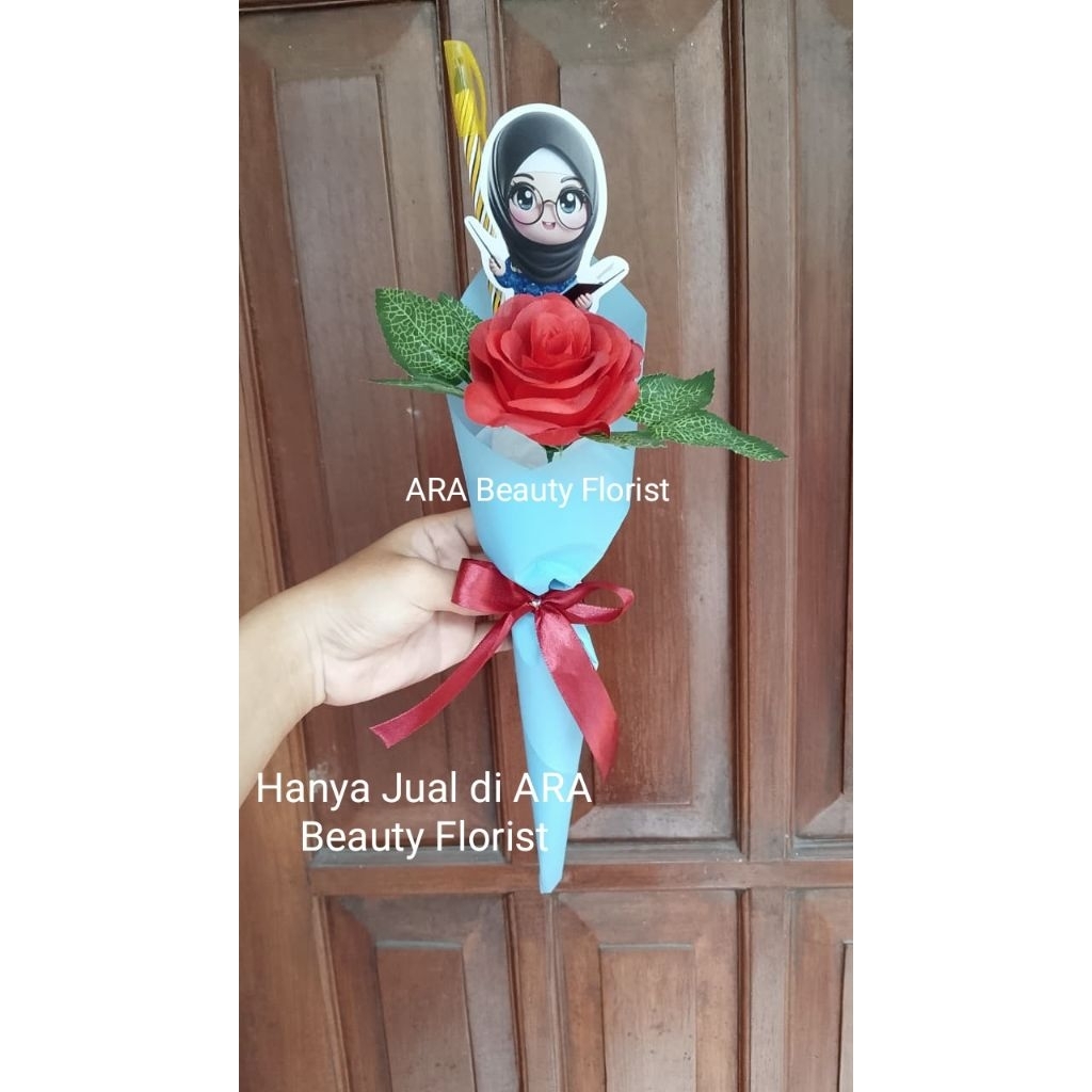 GRADUATION BOUQUET / TEACHERS DAY BOUQUET / Single Rose BOUQUET