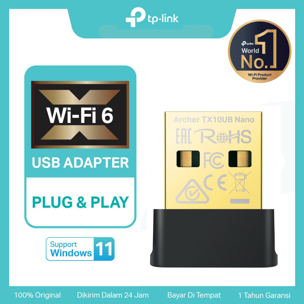 TP-LINK ARCHER TX10UB NANO ADAPTER USB AX900 NANP WI-FI 6 BLUETOOTH