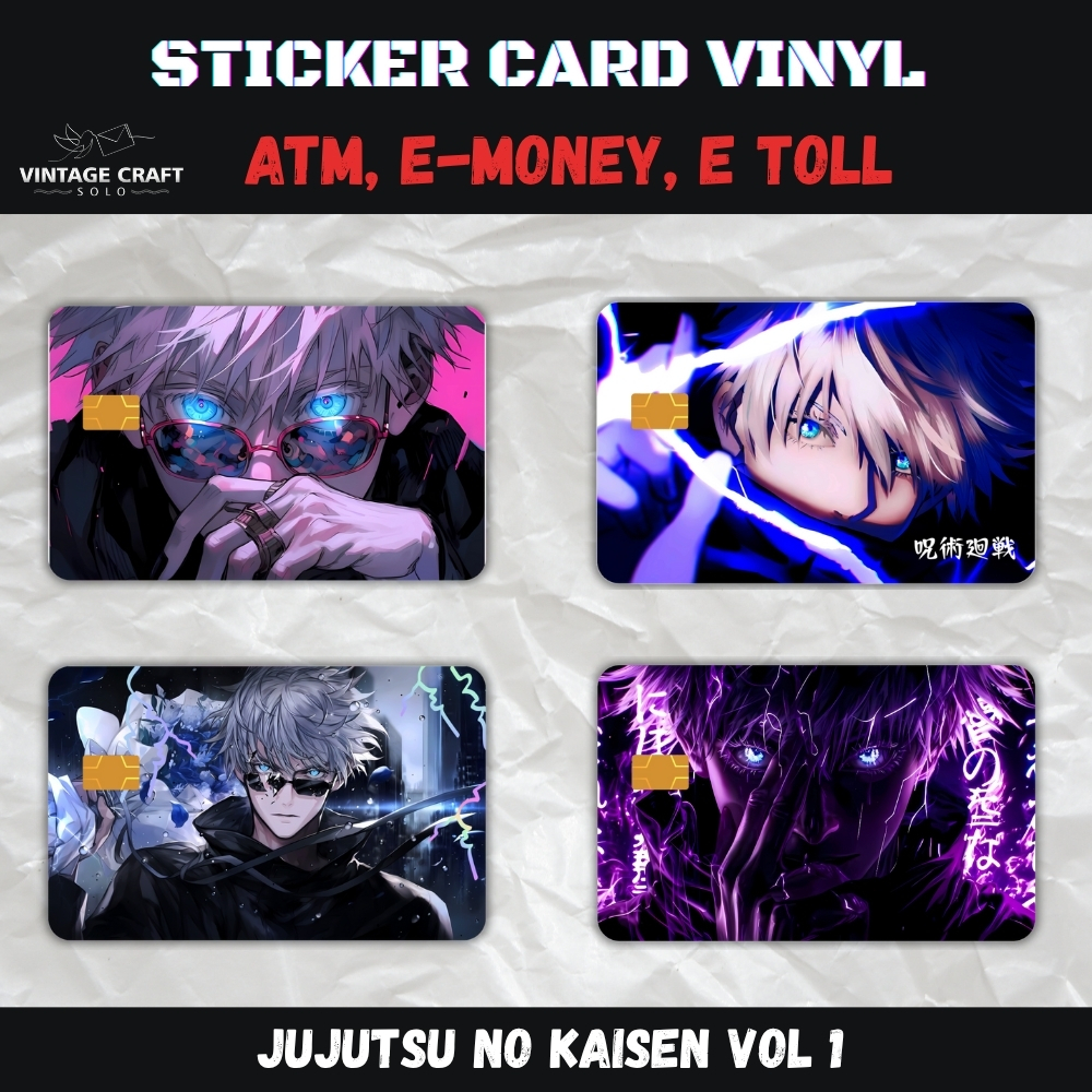 Brizzi Flazz Gojo Satoru อะนิเมะ Jujutsu No Kaisen ATM สติ๊กเกอร์ไวนิลผิว