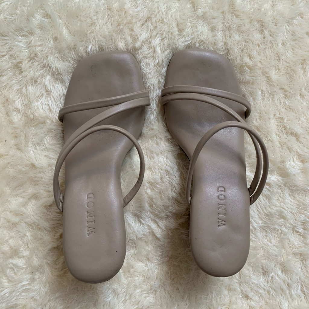 [Prelove] Winod 5cm Wedges Heels // Jelly Flatshoes