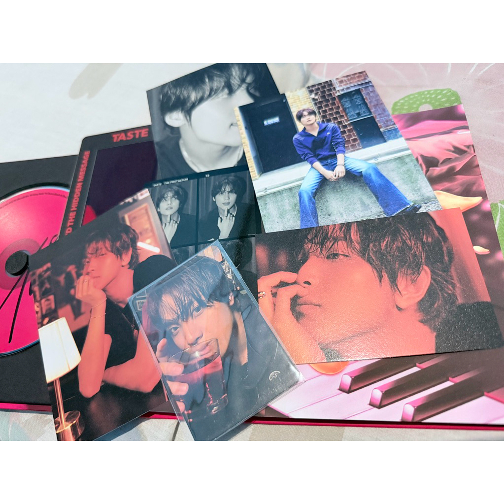 Un Sealed fullset haechan ที่ชื่นชอบ ver photocard haechan ไวน์