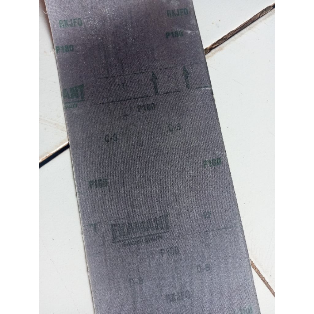 กระดาษทราย Ekamant (แบบอุตสาหกรรม) 15cm X 7m