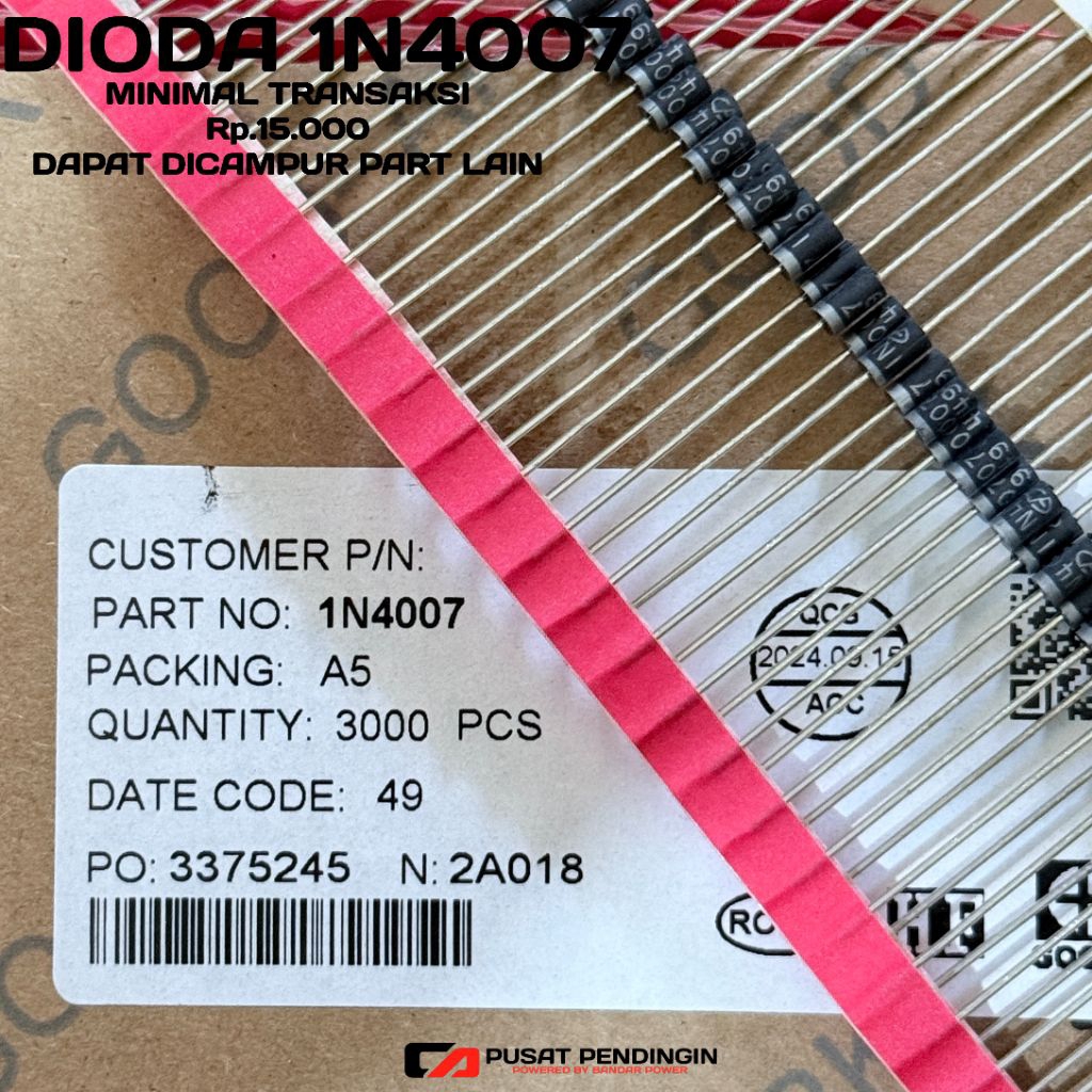 DIODE 1N4007 / 4007 (1 ชิ้น)