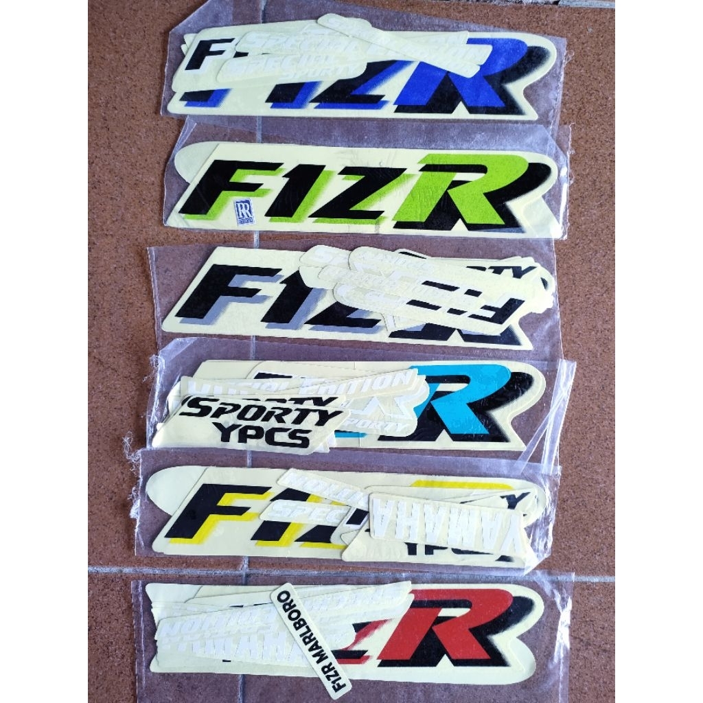 FIZR Special Edition 2003 2004 สติ๊กเกอร์ Variation แบบใส