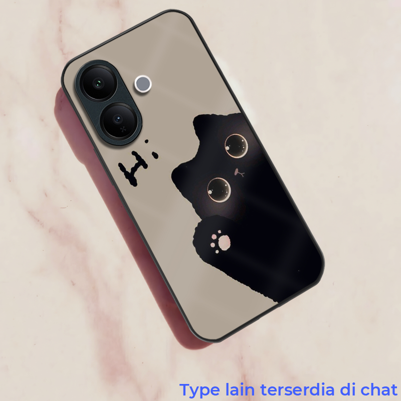 HP เคสโทรศัพท์ Vivo V60 Lite ล่าสุดลายแมวน่ารักและกล้องกันกระแทกปกป้องวัสดุซิลิโคน {SK416} - อุปกรณ์