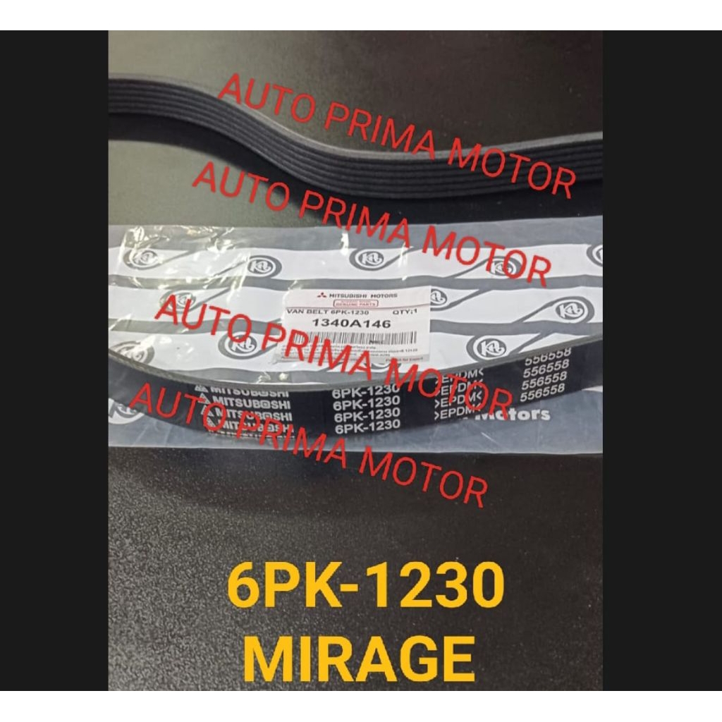 FAN VAN V BELT FAN STRAP 6PK-1230 MITSUBISHI MIRAGE 6PK1230