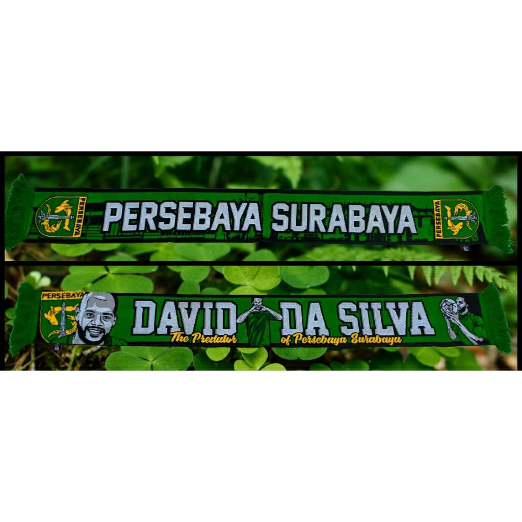 PERSEBAYA SURABAYA x DAVID DA SILVA ผ้าพันคอฟุตบอล