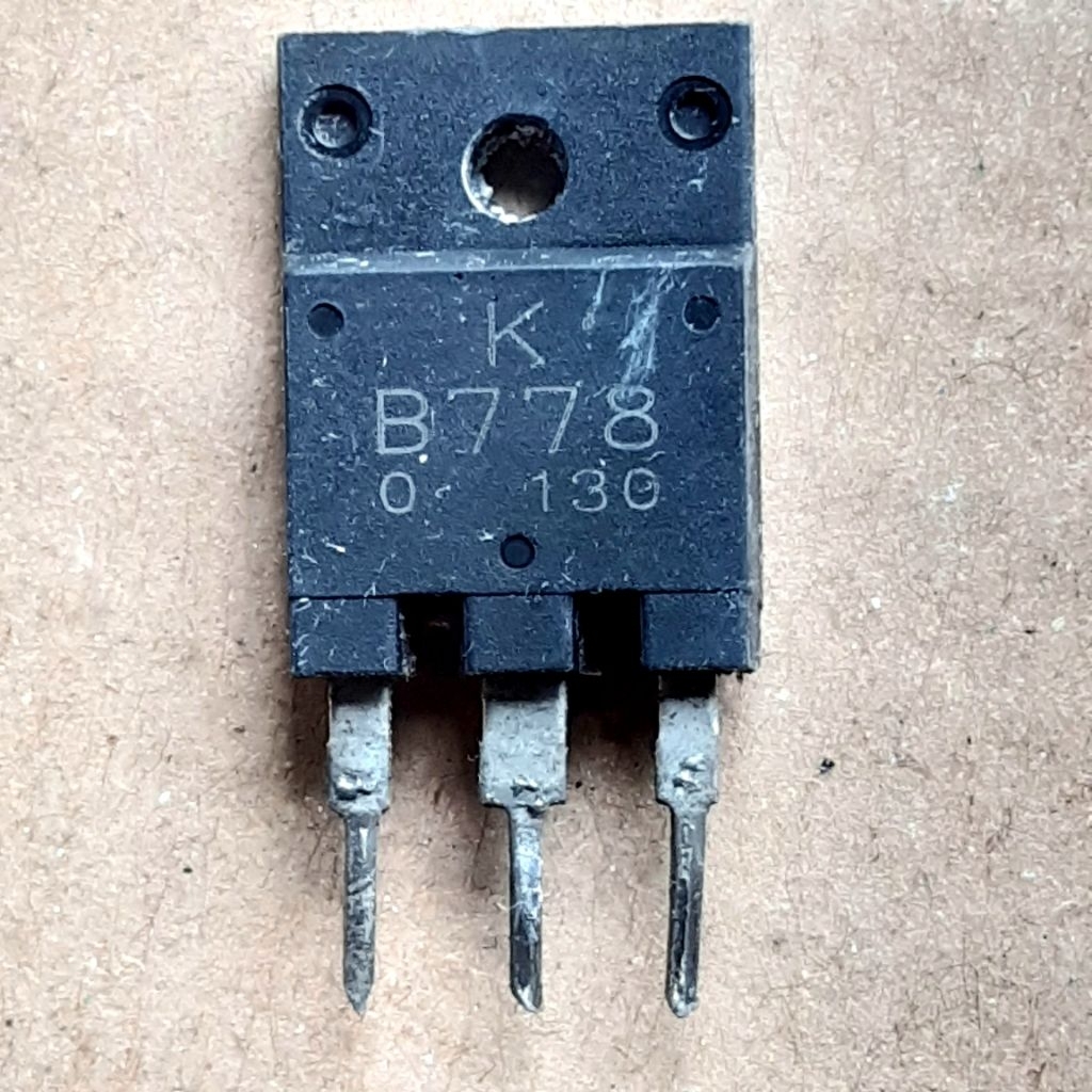 ทรานซิสเตอร์ B778 การกําจัดขาสั้น