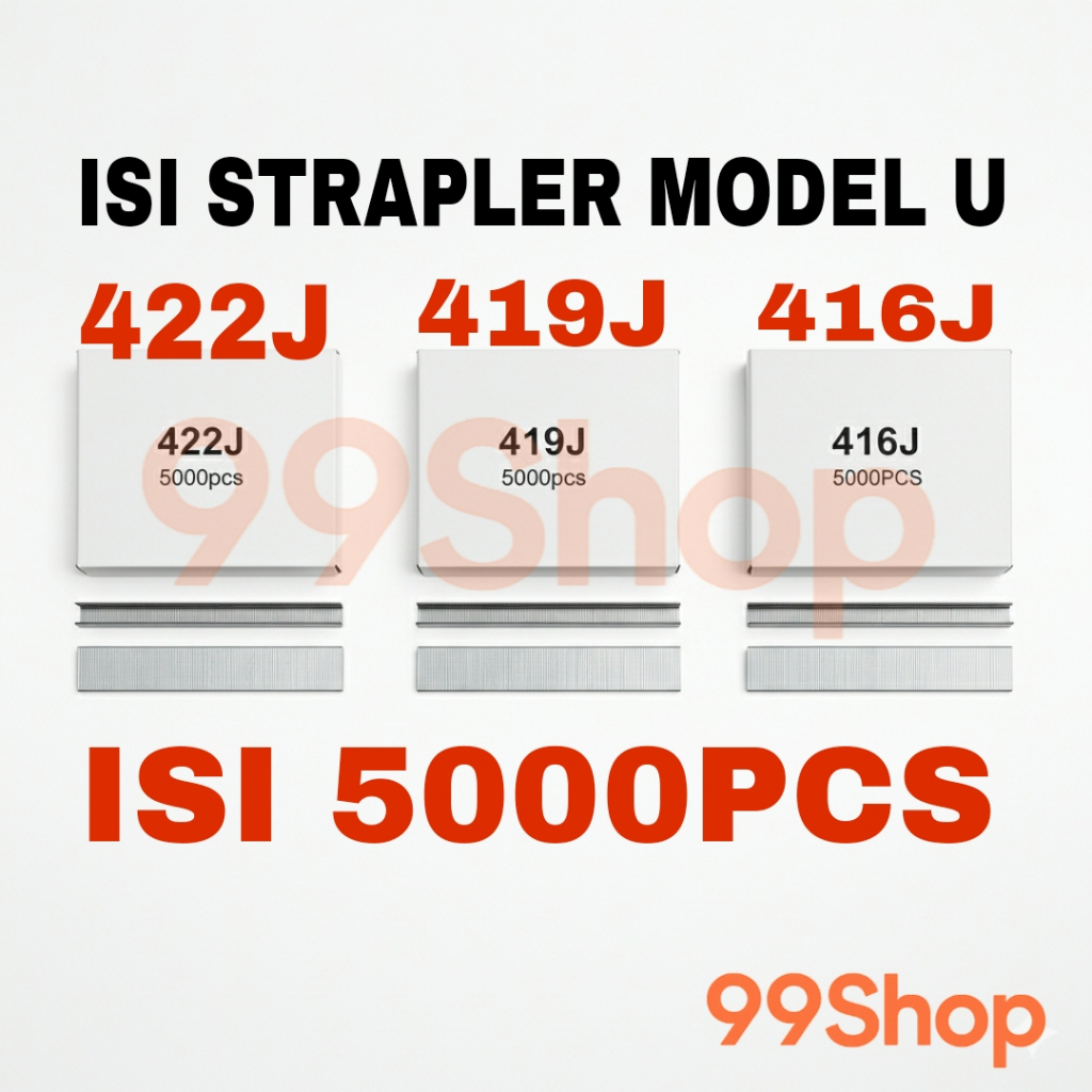 STAPLES COTENTS 416J 419J 422J AIR NAILER REFILL STAPLER เบรกต์ 5000PC