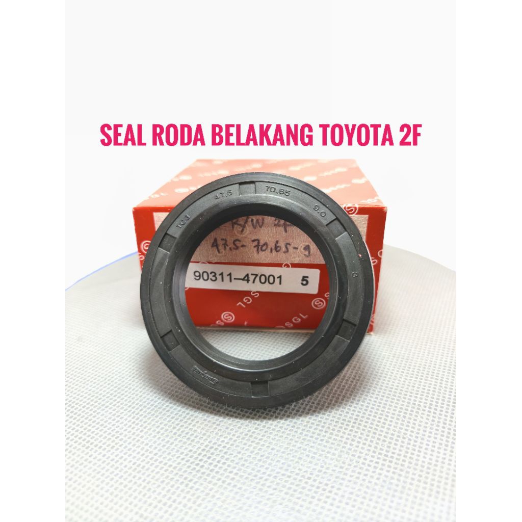 MERAH ซีลล้อหลัง Toyota Hardtop 2F 90311-47001 ซีลล้อหลัง Toyota Landcruiser Fj40 TC 47.5-70,65-9 SG