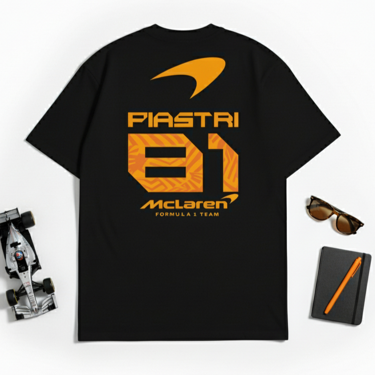 GILAN เสื้อยืด Unisex Distro F1 OSCAR PIASTRI MCLAREN MC LAREN Image