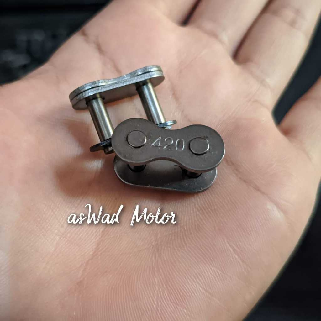 (2PCS) SPI Chain 420 / Chain Connection 420 / Chain Clip / โซ่แท้